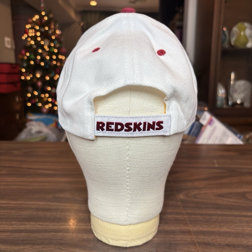Adidas Washington Redskins NFL Football Strapback Hat OSFM White Red NWOT - Picture 7 of 14